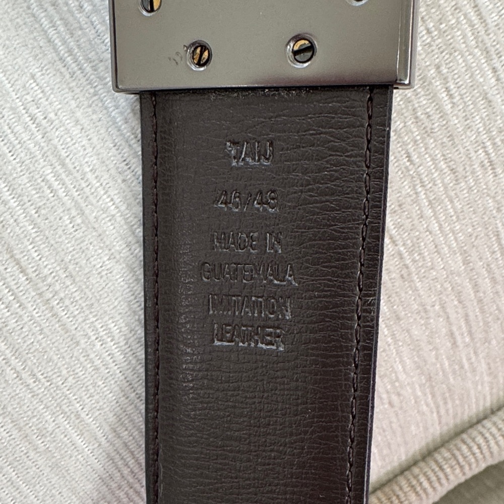 Reversible Black/Brown Men's Belt